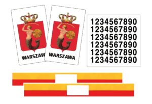 naklejki magnetyczne taksówka warszawa